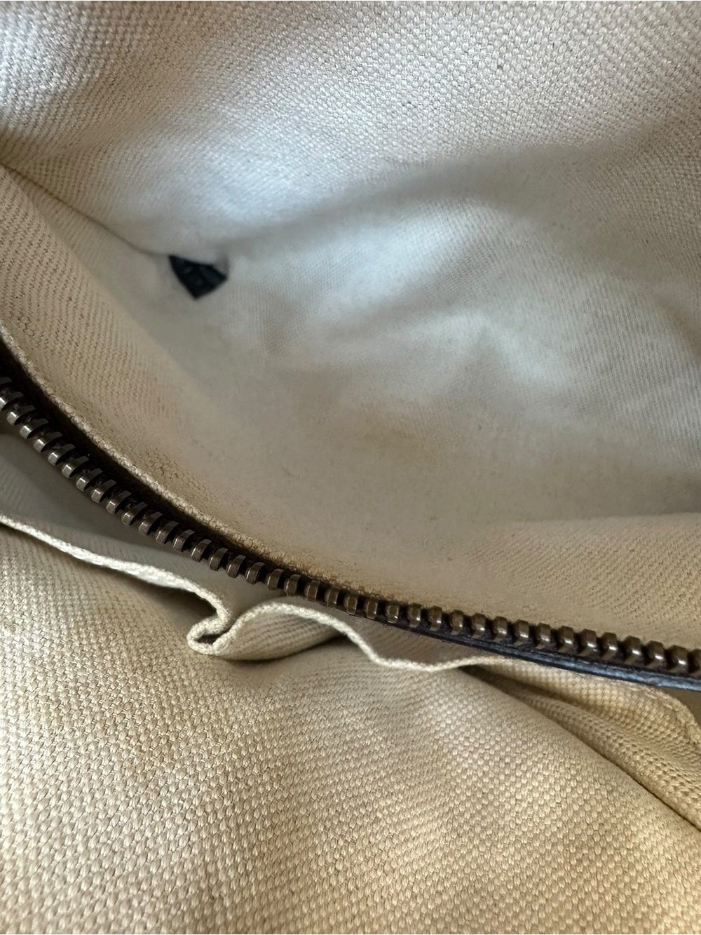 Gucci Brown Canvas & Leather Tote with Green and Red Stripe - Picture 10 of 10